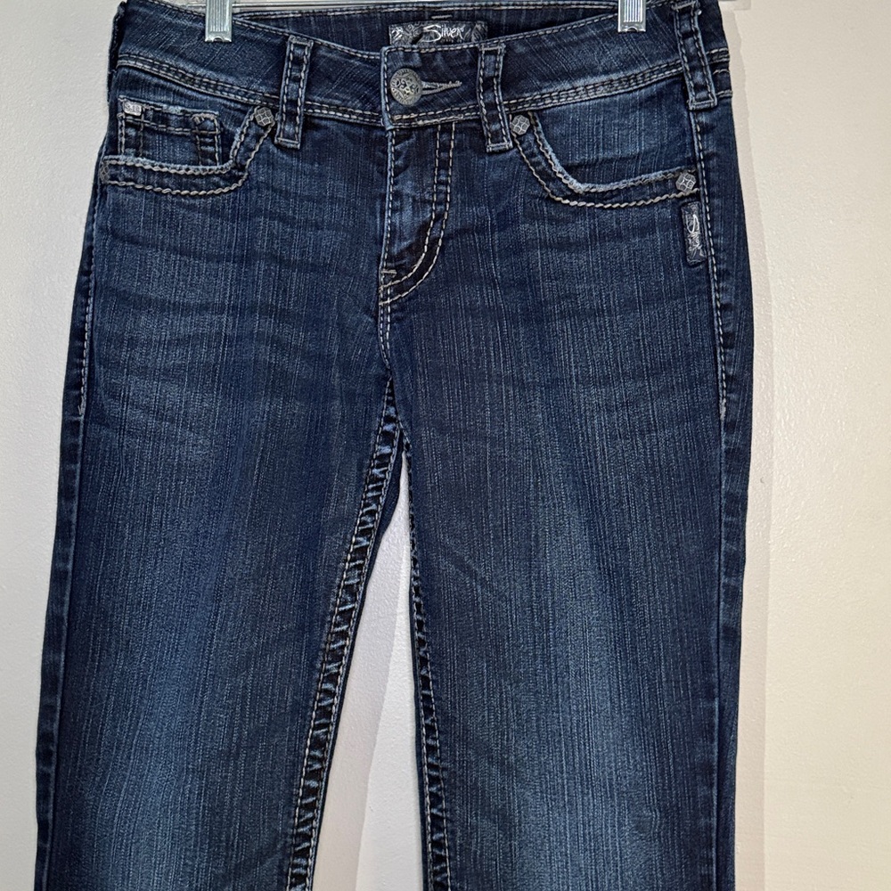 Silver Jeans Suki Surplus Indigo Denim - Picture 3 of 11